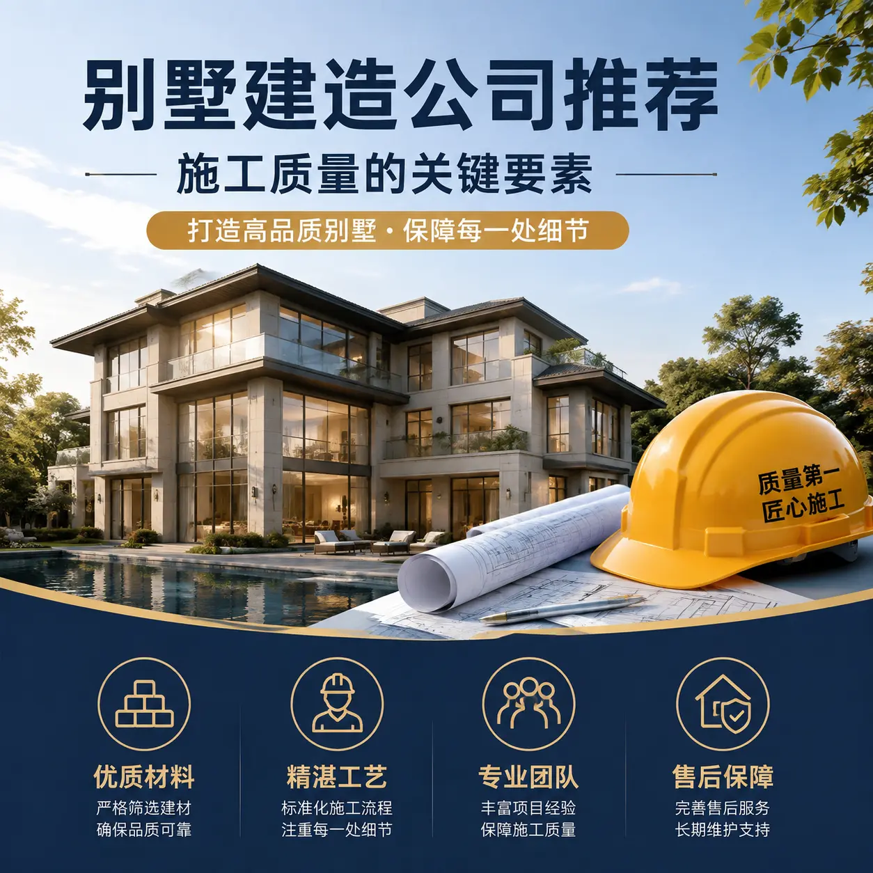 别墅建造公司推荐: 碧江 施工质量的关键要素