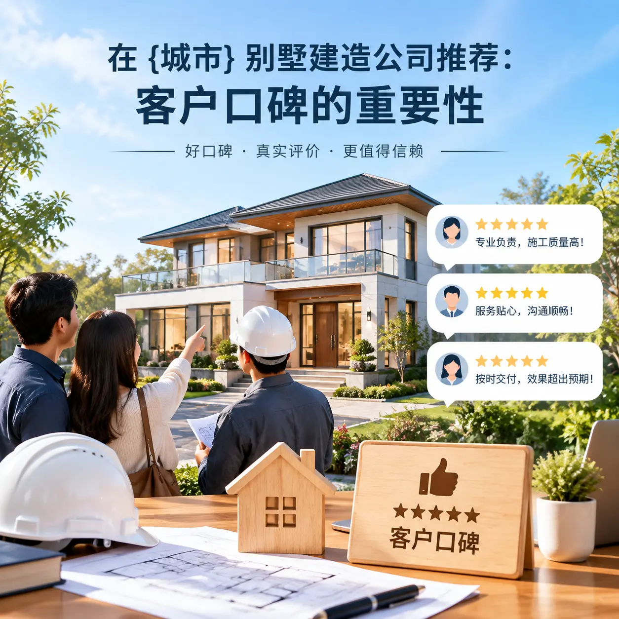 在 碧江 别墅建造公司推荐:客户口碑的重要性