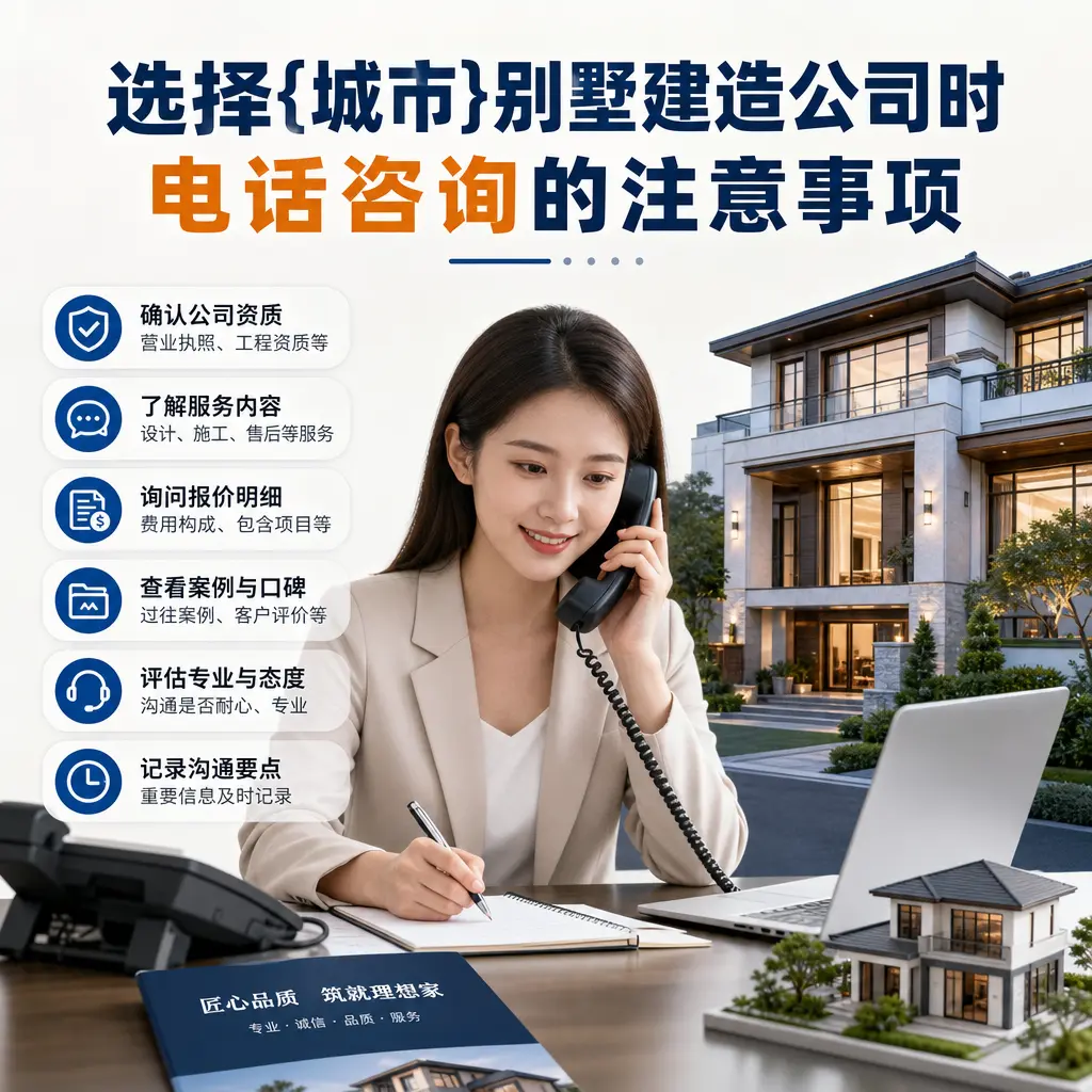 选择碧江别墅建造公司时，电话咨询的注意事项
