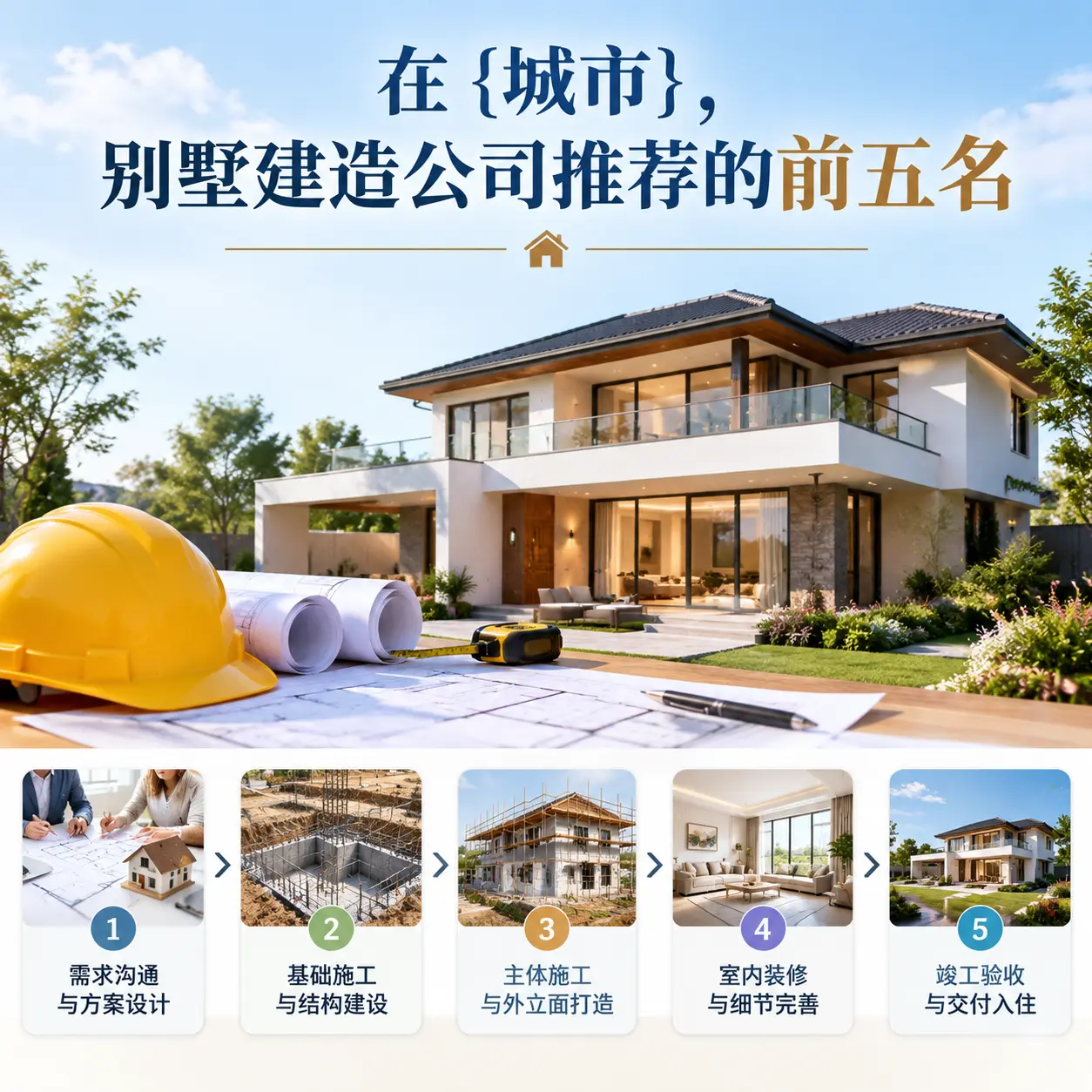 在 碧江，别墅建造公司推荐的前五名